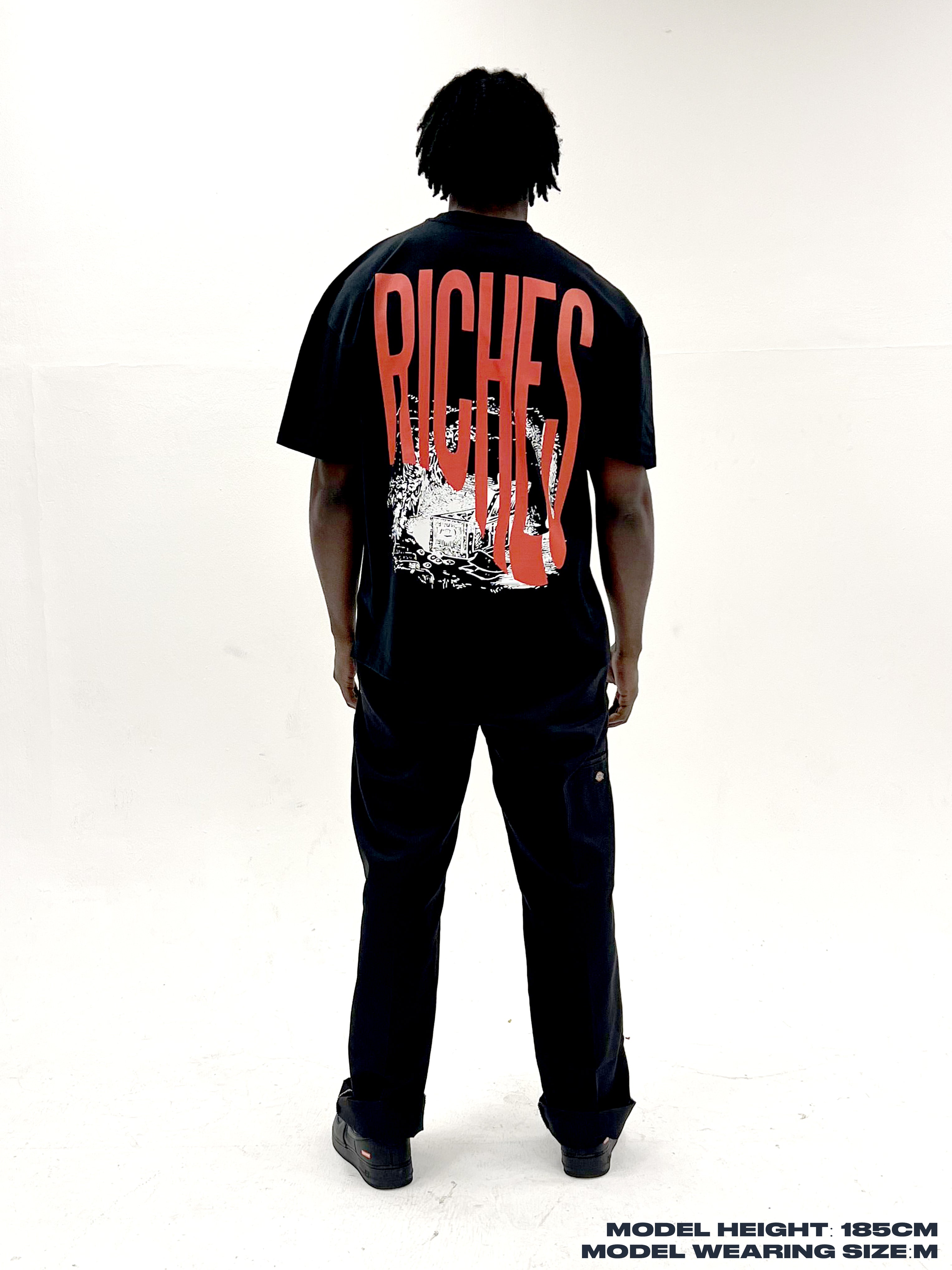 RICHES TREASURY TEE - BLACK