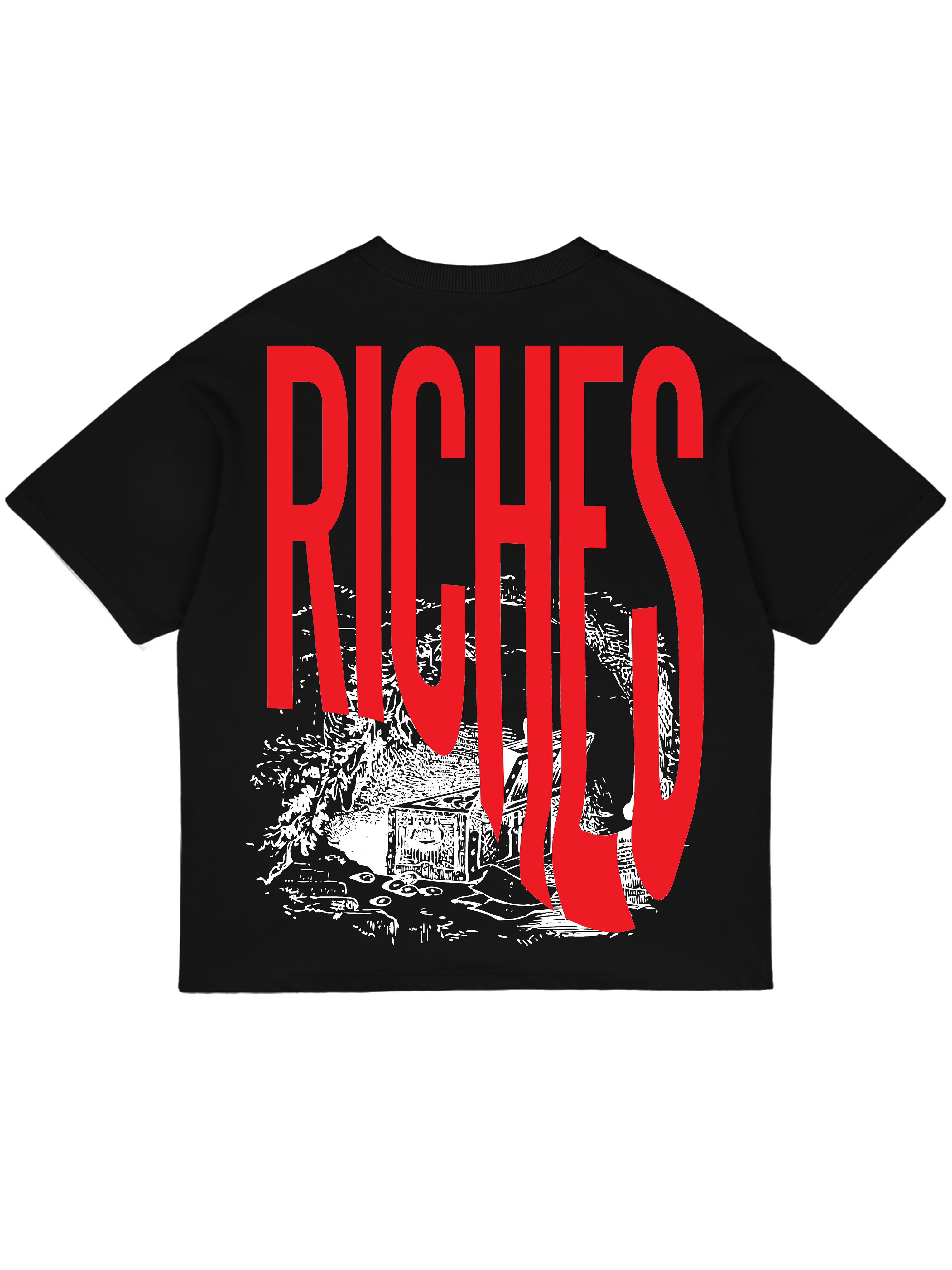 RICHES TREASURY TEE - BLACK