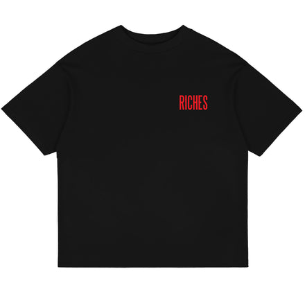 RICHES TREASURY TEE - BLACK